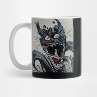 Scream Crazy Cat Mug